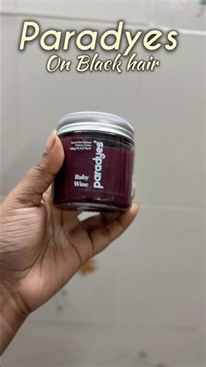 Paradyes on black hair ✨ | Ruby Wine