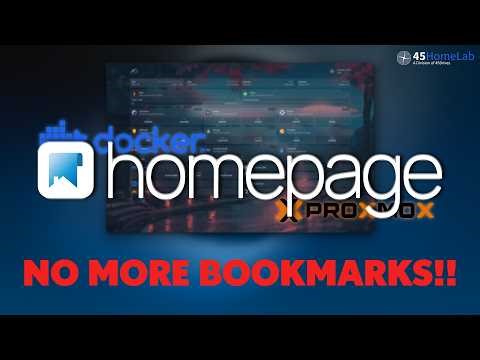 Still Using Bookmarks? The Ultimate #selfhosted Dashboard