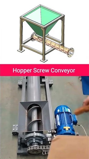 Hopper Screw Conveyor Machine – Working Principle & Full Mechanism Explained