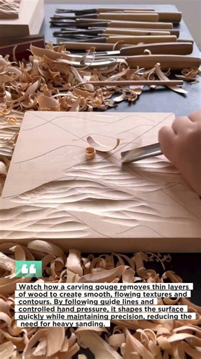 Wood Carving Technique Is So Satisfying (And Super Efficient!)