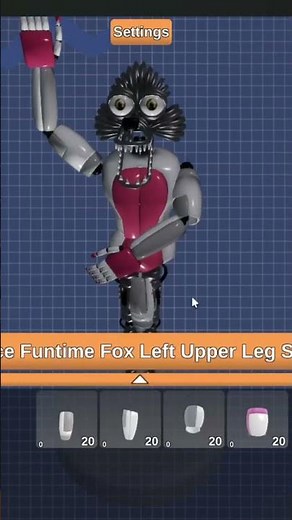 How To Make Funtime Foxy In TPRR Oc Creator #fnafroblox #tprr #funtimefoxy #sisterlocation #fnaf