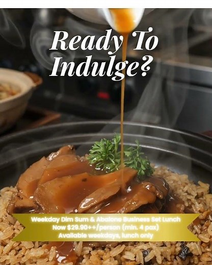 Curated Weekday Dim Sum & Abalone Business Set Lunch #kaigarden #singaporefood