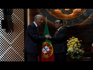 Encontro bilateral e condecoração do Presidente cessante de Timor-Leste, Francisco Guterres Lú-Olo