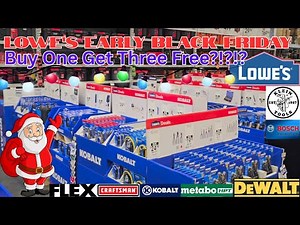 Lowe's Lowest Prices Of The Year Are Here! Early Black Friday Bogo's and More