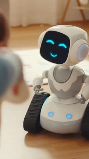 Smart Robot Teaches Baby to Walk 🤖