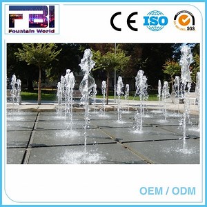 [Hot Item] 2m Spray Height Outdoor RGB Lighted Deck Floor Fountains