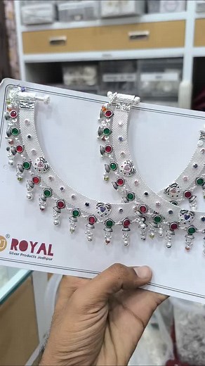Jodhpur's Traditional Gold Jewelry ✨️ Our Jewelry Products AVAILABLE YOUR nearest Jewelery store easy purchase #silver #silverjewelry #jodhpur #rajasthan #rajasthanijewellery #fyp #instagram #jodhpuripayal #RajwadiPayal #viralreels #shorts #jewelrysilver #trending #gold | Royal silver&gold jewellery
