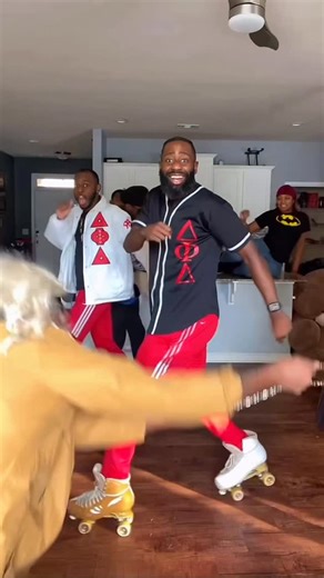 Solomon Snowden on Instagram: "Happy Founders Day To My Frat Delta Phi Delta Dance Fraternity Incorporated 🐾 #rollerskating #sheknows"