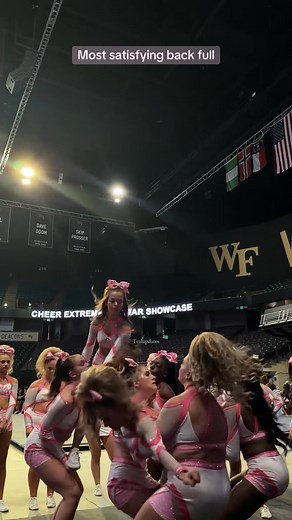 Most satisfying back full! #cheer #cheerleader #cheerleading | Tealupdatez