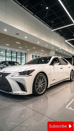 2025 Lexus LS – Luxury Sedan with Next-Gen Tech | White