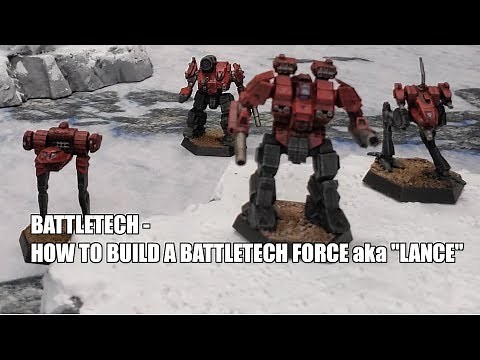 Battletech - how to build a lance