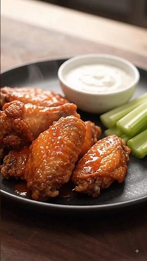 Buffalo Chicken Wings 🔥🍗 | Crispy & Spicy Restaurant-Style Recipe