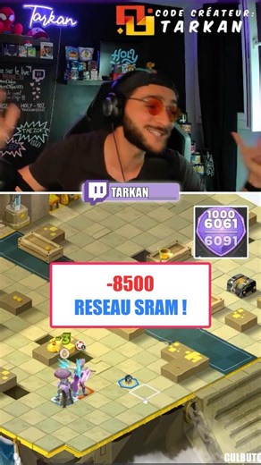 -8500 RÉSEAU SRAM ! 🤯 #gaming #twitch #live #dofus #ankama #iop #streamer #sram #réseaux