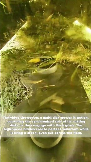 Blade Ballet: The Mesmerizing Mechanics Behind Multi-Disk Mower Magic!