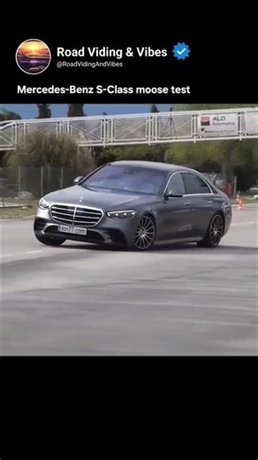 Mercedes S-class moose test | #mercedesperformance #cartestdrive #sclass #madeingermany #automobile