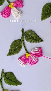 1.2M views · 20K reactions | supper elegant flower stitch瑱 | Secret Hand Stitch | Facebook