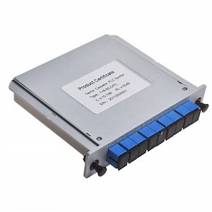 [Hot Item] Cassette Type FTTH 1*8 Fiber Optic PLC Splitter
