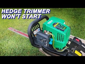 Fixing A Hedge Trimmer That Won't Start