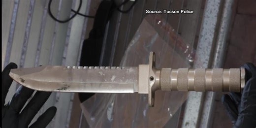 Tucson Police officers arrest woman accused of attacking man with knife