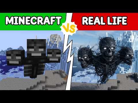 Ice and Fire Dragon Minecraft VS Real Life – From Minecraft Mod to Real Ice Dragon!