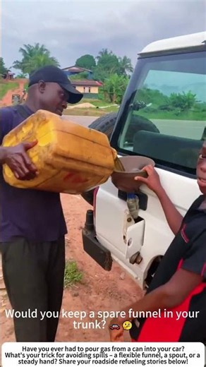 Portable Fuel Can + Funnel – Emergency Fill‑Up on the Road ⛽🚗