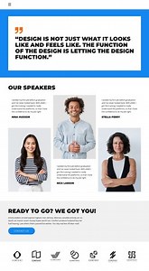 Three designers - HTML Template by Nicepage