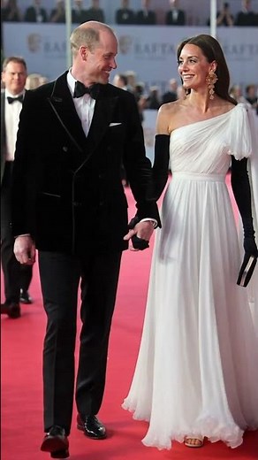 Kate Middleton Stuns in White at the BAFTAs Beside Prince William – A Future Queen Moment