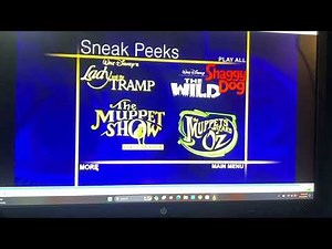The Muppet movie 2005 DVD sneak peaks menu