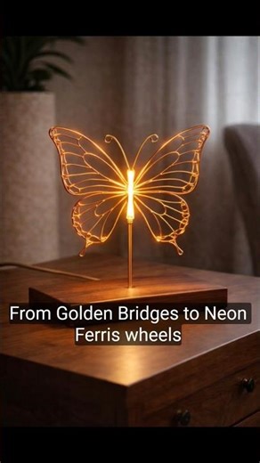 Led Filament and Copper Wire Decor Lamp Art