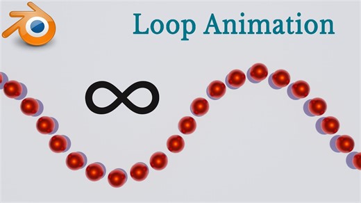 Blender tip - how to loop animation in Blender - 201