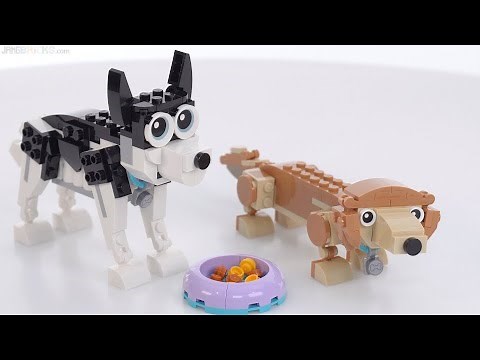 LEGO Creator 3-in-1 Adorable Dogs 31137 alternate build: Husky & Long-Haired Dachshund!