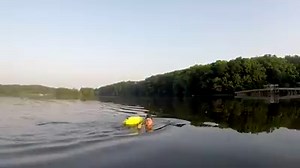 New Wave Swim Buoy with Katie Jones at Sunrise SWIM at Acworth City beach | New Wave Swim Buoy