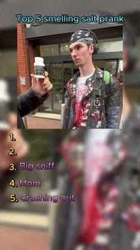 Top 5 Smelling Salt Prank Rankings 😂 (Funniest Reactions!)