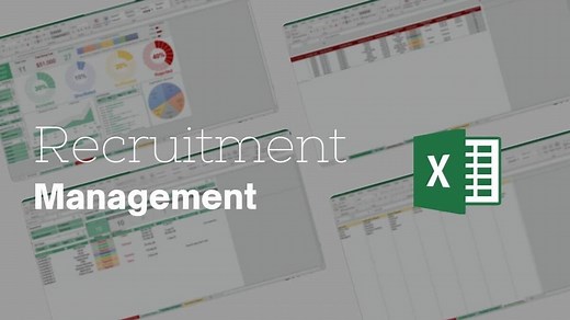 Recruitment Management Excel Template - Simple Sheets