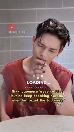 Ni-ki Japanese Live but keep talking in Korean 😭 korean now more comfortable to Ni-ki #ni_ki #니키 #ニキ