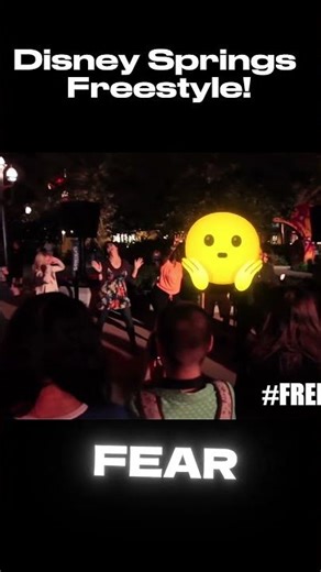 Freestyle Rap at Disney? #freedaps #dineysprings #improvisation