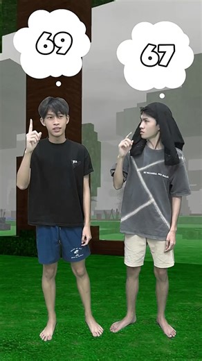 Cute Bacon 67 vs 69 War Team #2tolo #roblox #99nightintheforest