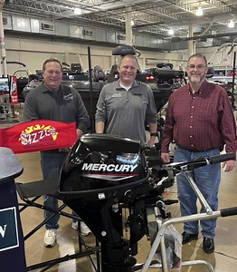Congratulations to our Sizzle Marine Mercury 8 HP, Four Stroke, Long Shaft, Manual Start Motor! Big shout out to Sizzle Marine and all our sponsors for our 2024 show! #nationalfishingexpos #sizzlemarine | National Fishing Expos - Columbus | Facebook