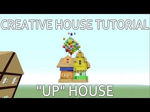Minecraft Xbox 360: How To Build A Creative House - Pixar's "UP" Flying House