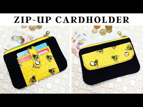 DIY Cardholder Wallet / Free Sewing Pattern