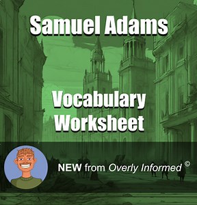 Samuel Adams Vocabulary Worksheet