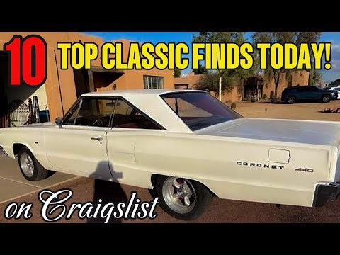 10 Top Classic Car Finds You Can Buy Today on Craigslist