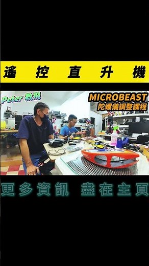MICROBEAST 陀螺儀 GYRO 調整課程 遙控 直升機 [Peter 教飛]