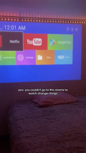 PictureFilm™ on Instagram: "Had to improvise 🤭 60% off Amazing projector in my bio! #strangerthings #strangerthingsmemes #strangerthingsedit #strangerthings5 #projector"