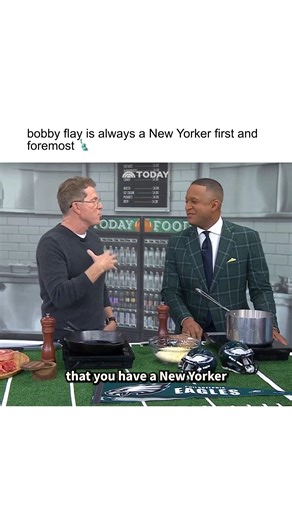 TODAY Food on Instagram: "Cheesesteaks and pizzas, what a perfect duo for game day. Bobby Flay is a New Yorker who celebrates food from all of our great cities. Click the link in our bio for the recipes 🔗"
