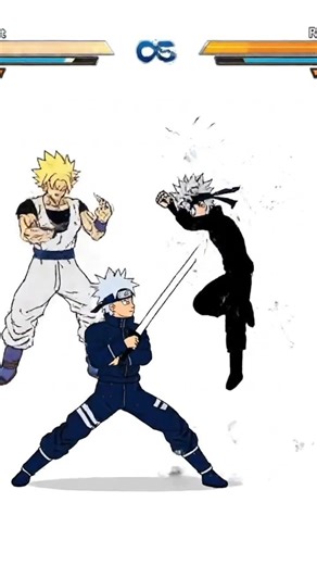 Kakashi vs stickman and green alien#ANIPRO EDITOR #ANIME AND#STICKMAN AND GREEN ALIEN #FIGHT