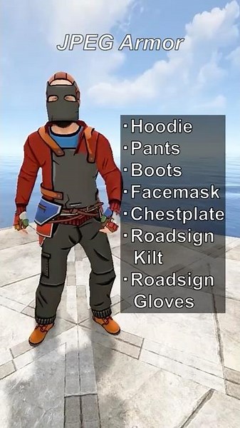Rust JPEG Full Armor Set