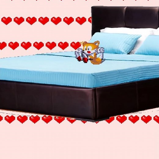 Sonic Creeped on Tails & Forced Him To Bed #shorts