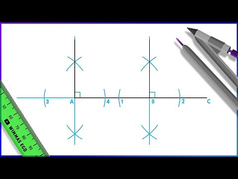 How to draw a Perpendicular line.