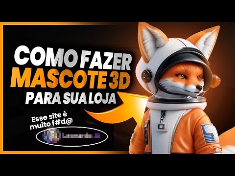 Como criar um mascote 3D para a sua loja - Nova onda do momento